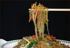 Stir-fried Glass Noodles and Vegetables